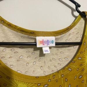 Lularoe 3x yellow dress